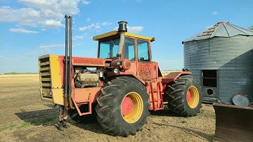 Starting up the 700 and seeding oats!
