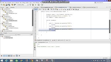 مثال على استخدام switch case