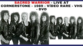 SACRED WARRIOR - LIVE AT CORNERSTONE - 1989 - VÍDEO RARE - VHS - DVD