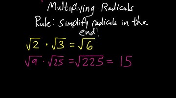 Operations with Radicals