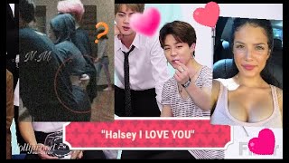 BTS Jimin really loves Halsey?  HALMIN 💕