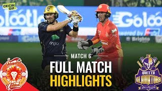 PSL 2019 Match 6: Islamabad United vs Quetta Gladiators | Full Match Highlights screenshot 5