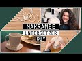 Makramee-Untersetzer ganz einfach selbst knüpfen | DIY-Anleitung