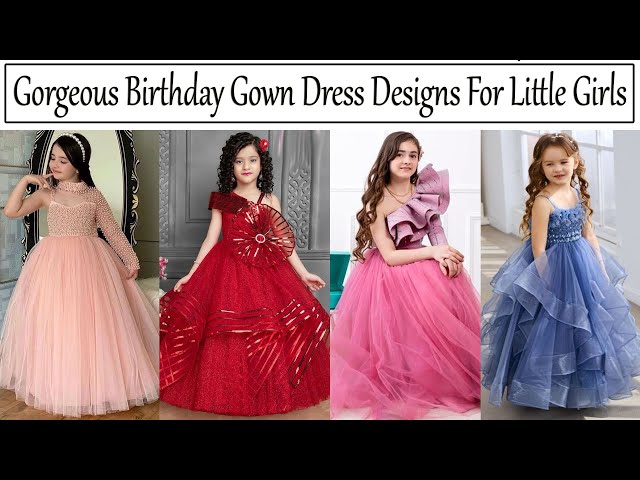 Pin by Khushboo on gown | Long gown design, Long frock designs, Kids party  wear dresses