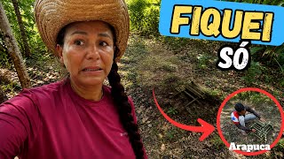 Fiquei sozinha na beira do Rio. Deu medo!!!