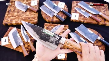 LIVESTREAM ĐỒNG GIÁ 500K/ cặp dao chặt thái - Hàng Chuẩn Của HTX Dao Phúc Sen