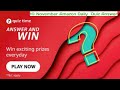 amazon today quiz Amazon Quiz Today Answer 10 November