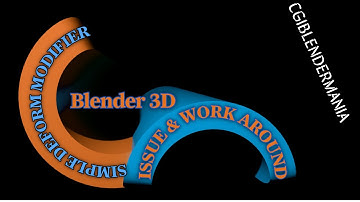 Blender 3D Simple Deform Modifier Issue and Resolve
