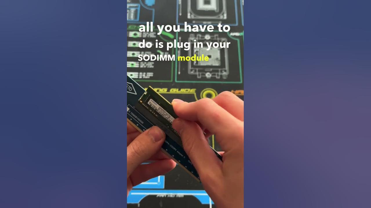 how-to-put-laptop-ram-in-your-desktop-shorts-pcbuilding-pcbuild-pc