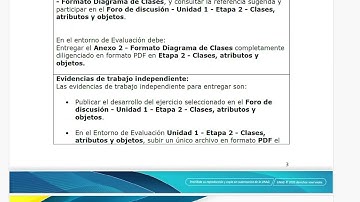 Etapa 2 Clases, atributos y objetos