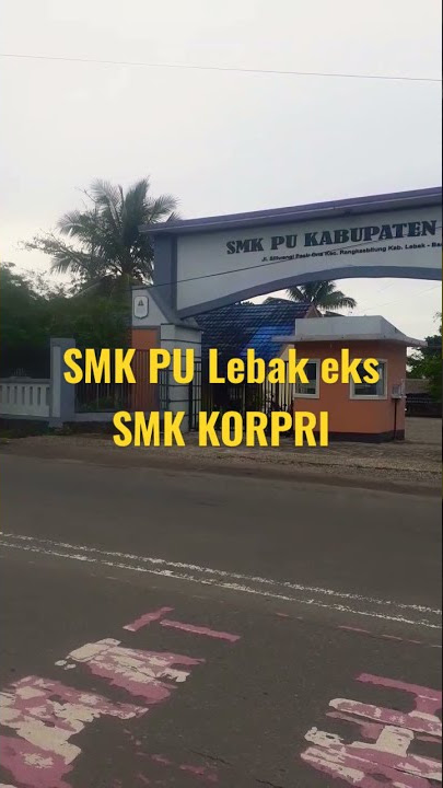 Ini Penampakan SMK PU Rangkasbitung Lebak Banten