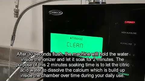 C Clean Procedure for Miracle Max Plus PL A705