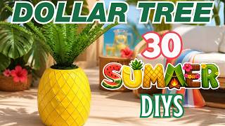 ☀️ 30 Genius SUMMER Dollar Tree DIYs: Lemons, Watermelons & More