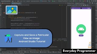 How to Capture and Save a Patricular View as image |  Android Studio Tutorial