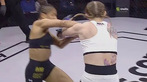 Jaqueline Amorim KOs Megan Owen in 10 seconds