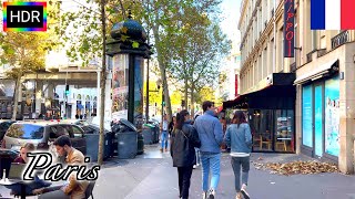 🇫🇷【HDR 4K】Paris Autumn Walk - Champs-Élysées to Place de l&#39;Opéra (October, 2021)