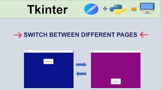 Tkinter: Switch Between Different Pages {Sayfalar Arası Geçiş} #tkinter #python