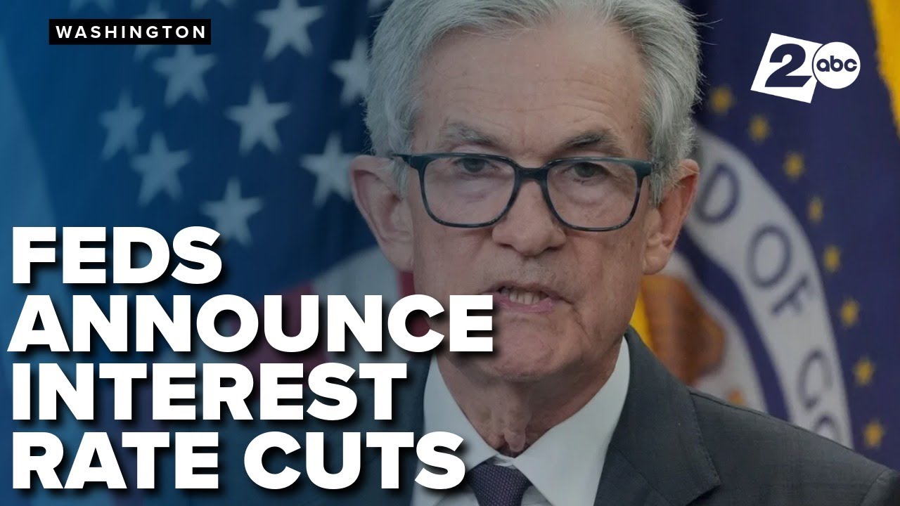 Federal Reserve cuts interest rates by quarter-point - YouTube