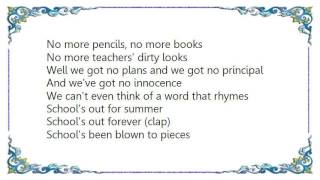 Glee - School's Out Lyrics