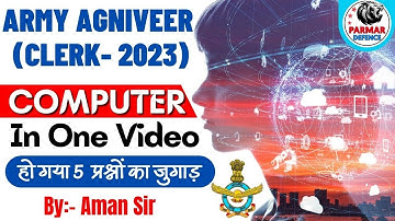 Computer for Agniveer Army - Clerk | Storekeeper | Computer By:- Aman Sir | Parmar Defence