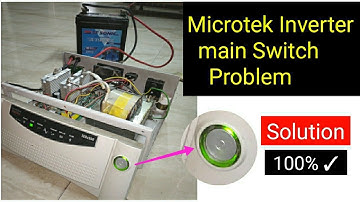 Microtek Inverter On/off main button problem solution🔥🔥