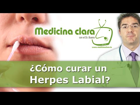 Curar herpes labial, calentura labios | Medicina Clara