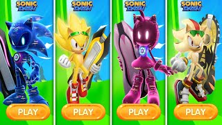 Sonic Dash - Rival Sonic Vs Rival Amy Vs Gear Super Sonic Vs Gear Super Shadow - Gameplay Speed Run