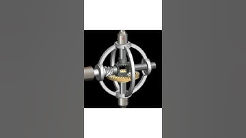 Differential Gear Mechanism |#shorts #differential #automobile #car #gear #mechanical #mechanism #3d