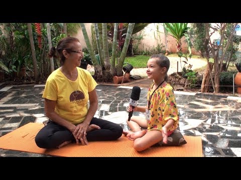 Repórter mirim do Tudo Em Dia faz reportagem especial sobre o Yoga