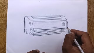 Ac Drawing/how To Draw Air Conditioner Easy Way