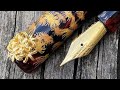 UNBOXING: Handcrafted Fountain Pen with Gold Manjusaka Roll-Stopper (Yoshi, New York, 2021)