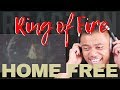 HOME FREE singing, "Ring of Fire" | REACTION vids with Bruddah Sam