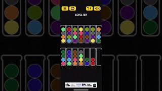 Level 107 ball sort puzzle