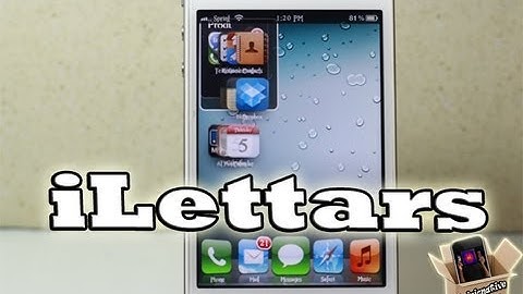 iLettars (Cydia Tweak) - Barrel Replacement?