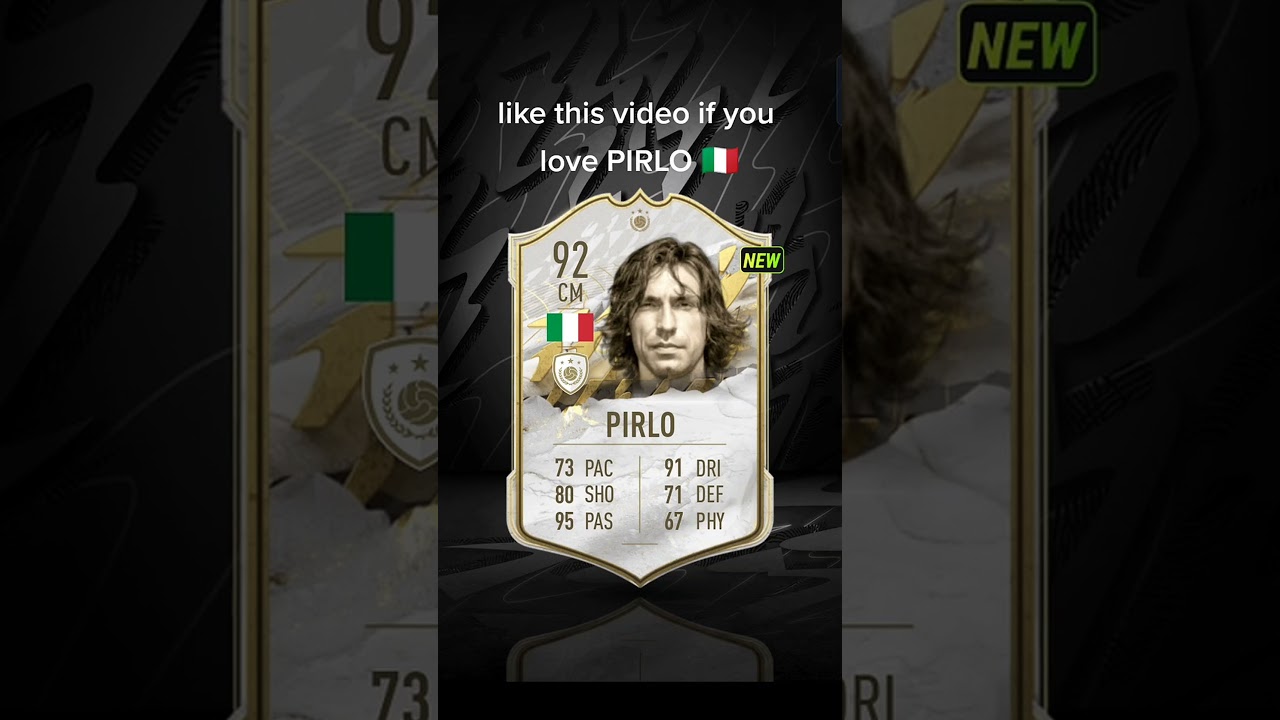 Amazing player card: high passing stats