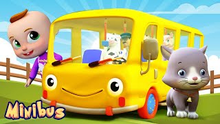 the baby and the bus wheels on the bus kids songs nursery rhymes for children