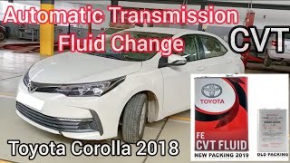 How To Change CVT Transmission Fluid of Toyota Corolla 2014 - 2018