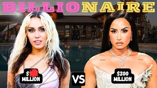 Miley Cyrus Vs. Demi Lovato- Lifestyle War | Net Worth, Houses, Cars & Earnings