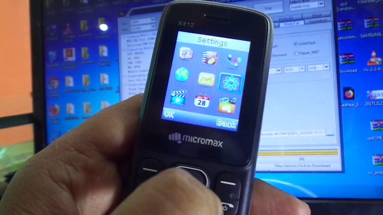 How To Flash Micromax X412 100 Youtube