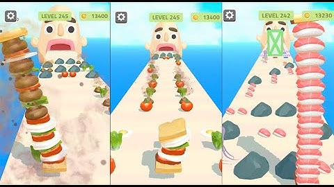 Sandwich Runner Gameplay Walkthrough🥪All Levels Android /iOS Gameplay 🥪 Part-42 #superbearadventure