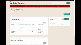 Finding and updating customer records in OrderHarmony