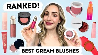 RANKING THE BEST CREAM BLUSHES 😳 WHICH IS BETTER?? RARE BEAUTY, CHARLOTTE TILBURY, GLOSSIER, NARS screenshot 2
