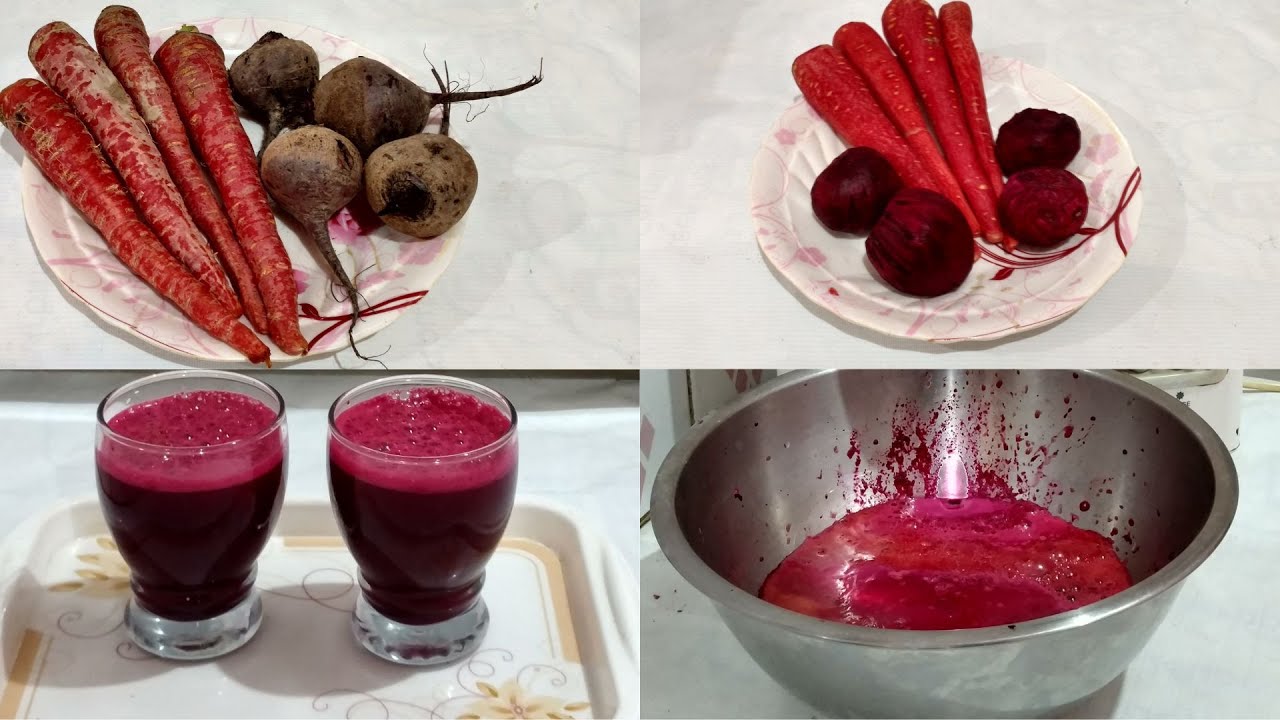 Fresh Beetroot and Carrot Juice YouTube