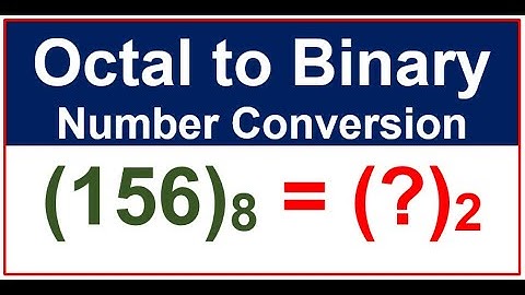 Octal to Binary Number conversion In Hindi | How to Convert Octal to Binary By Rohit Shanu - 2022