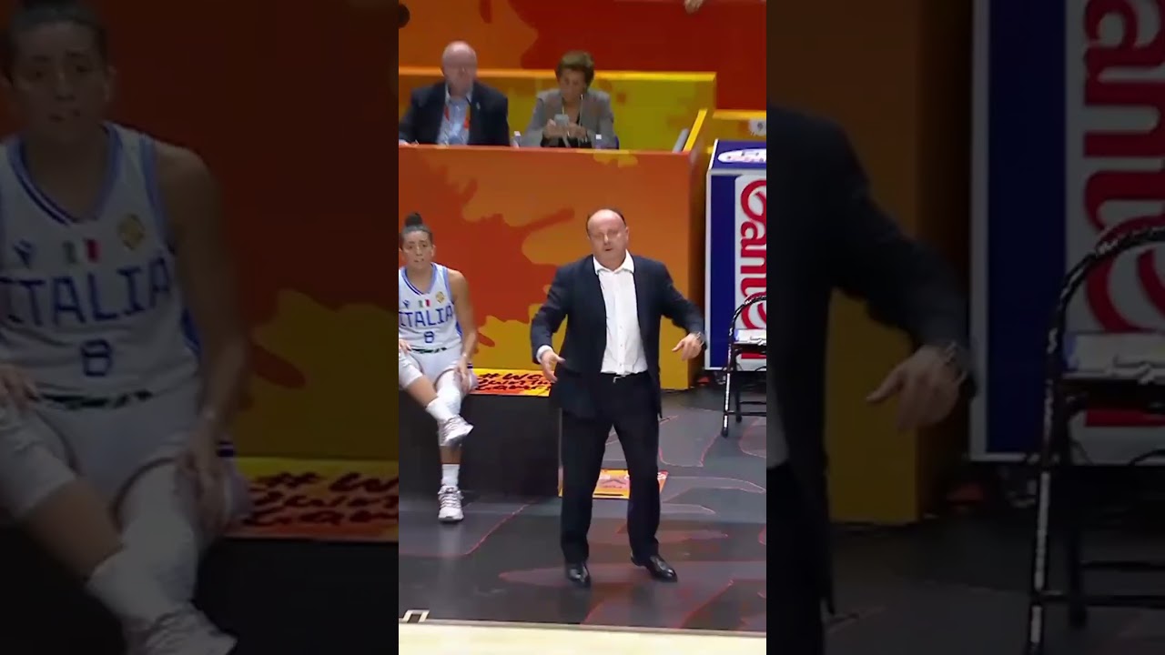 Andrea Capobianco's energy is EVERYTHING 😂 #FIBAWWC