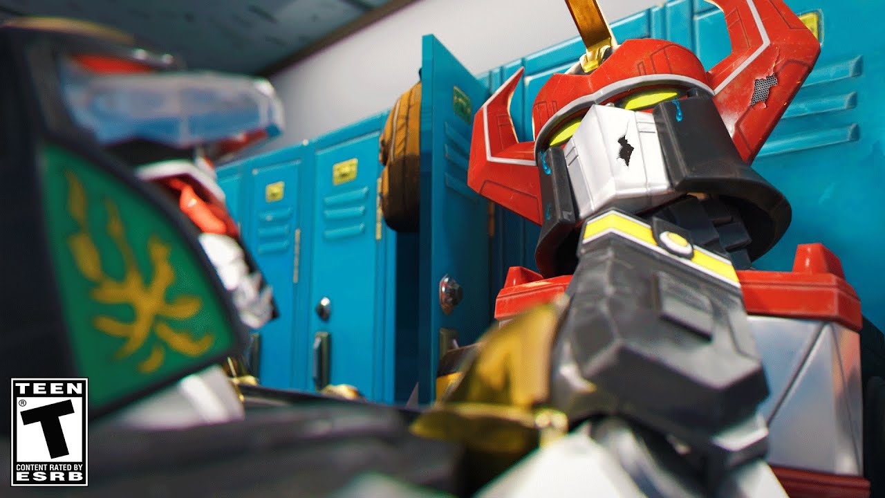 Dino Megazord The Early Years.. Fortnite Power Rangers Movie