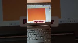 how to change page color in ms word