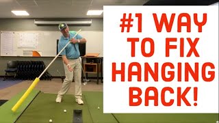 Stop hitting it FAT! Best Way to Improve Getting Through Impact and Stop Hanging Back Drill.