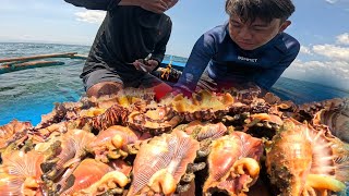 Saang at tuyom ang food trip namin sa aming bangka