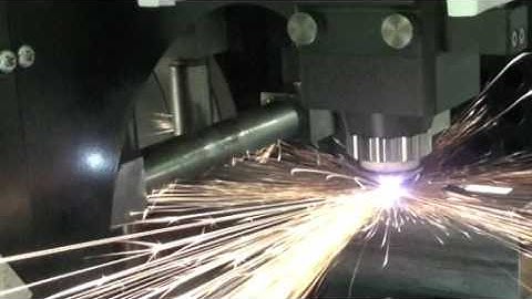 Video of T6A fiber laser cutting machine with loading and unloading from Bodor Jessie